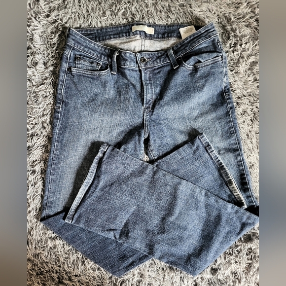 Levi's Womens Bootcut 545 Blue Denim Jeans With Flap Pockets - Size 14M - Picture 4 of 11